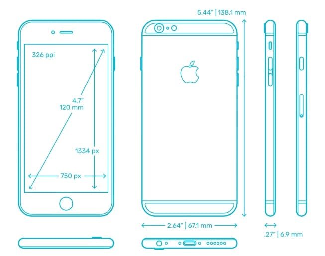 Apple iPhone 6 Dimensions